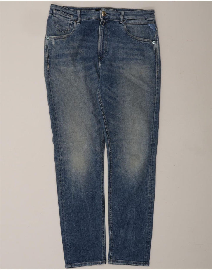 REPLAY Womens Slim Jeans W30 L30 Blue Cotton Vintage Replay and Second-Hand Replay from Messina Hembry 
