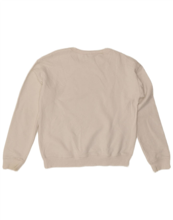 Pulover Benetton pentru damă cu grafică UK 10 Small White