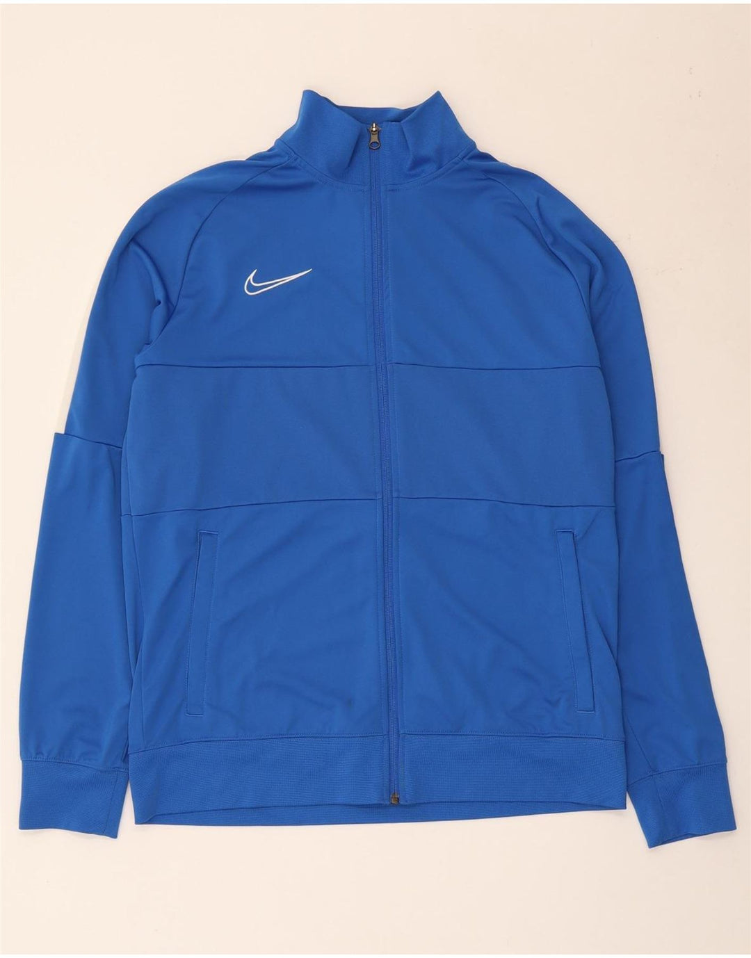Jachetă de top pentru trening Nike Dri Fit pentru bărbați, mare, albastru, din poliester