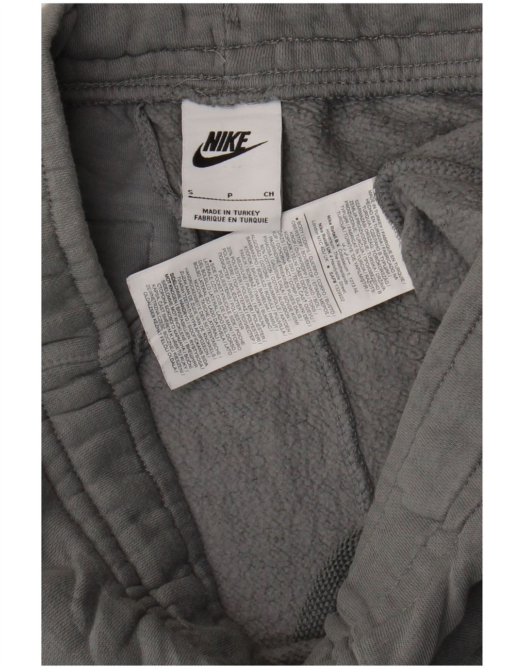 Pantaloni de trening pentru femei NIKE Pantaloni de jogging UK 10 Bumbac gri mic