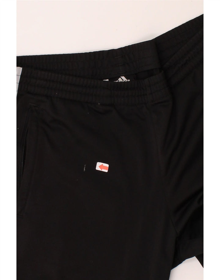 ADIDAS Mens Tracksuit Trousers UK 42/44 Large  Black Polyester Vintage Adidas and Second-Hand Adidas from Messina Hembry 