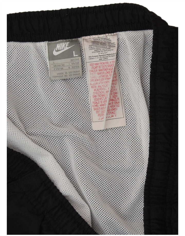 Pantaloni scurți sport NIKE pentru bărbați, mari, negru, poliester