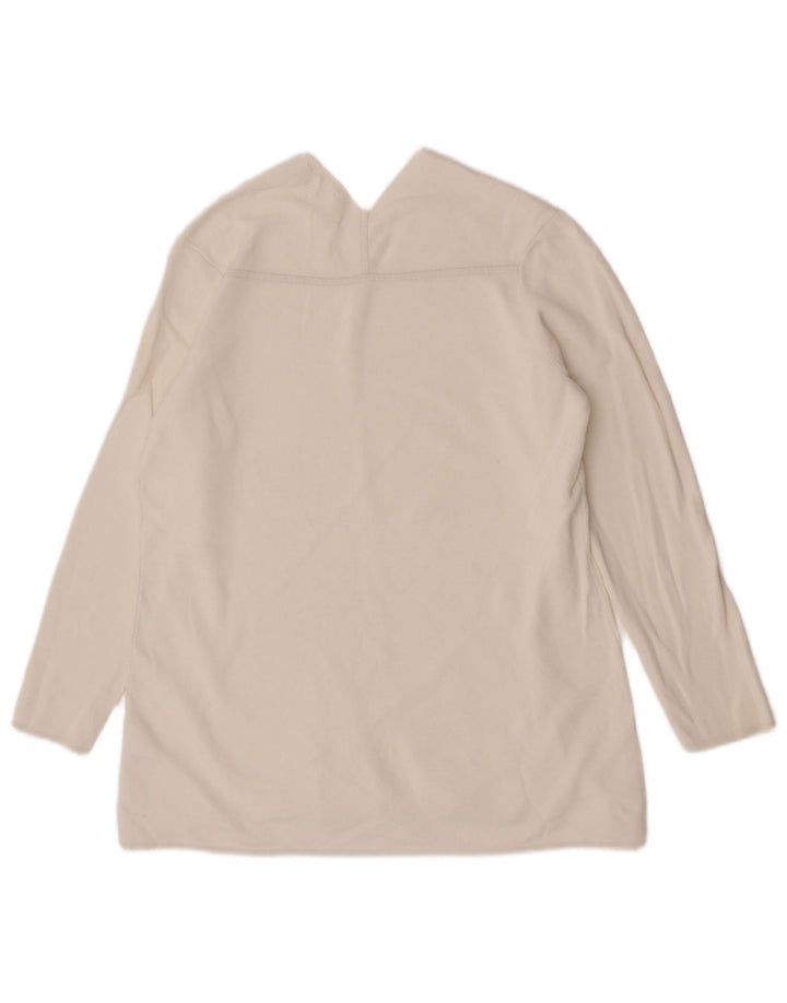 Cos Top pentru femei cu mânecă lungă UK 14 Medium White Bumbac