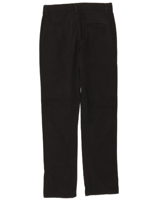 Pantaloni chino obișnuiți pentru fete Izod 15-16 ani W28 L29 bumbac negru