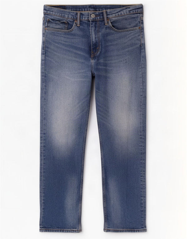 Blugi drepti pentru bărbați Levi's W34 L32 Bumbac albastru