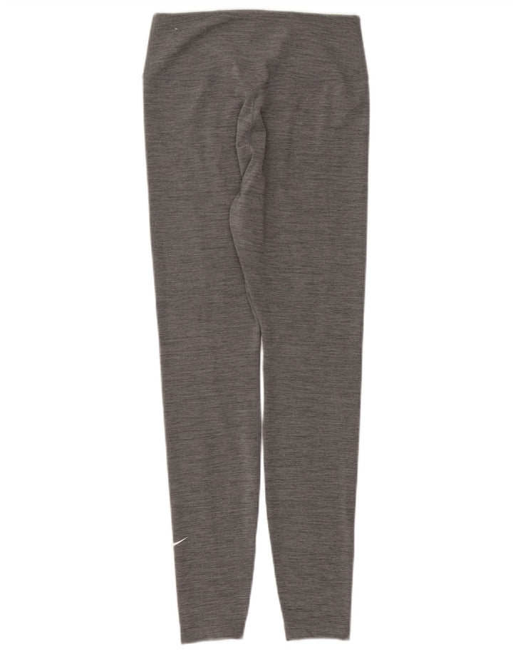 Leggings Dri Fit Nike pentru femei UK 8, poliester cu pete gri mici