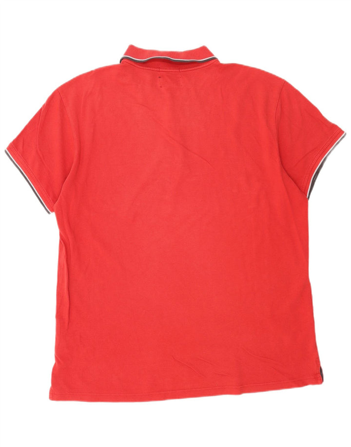 Tricou polo Marlboro Classics pentru bărbați 2XL bumbac roșu