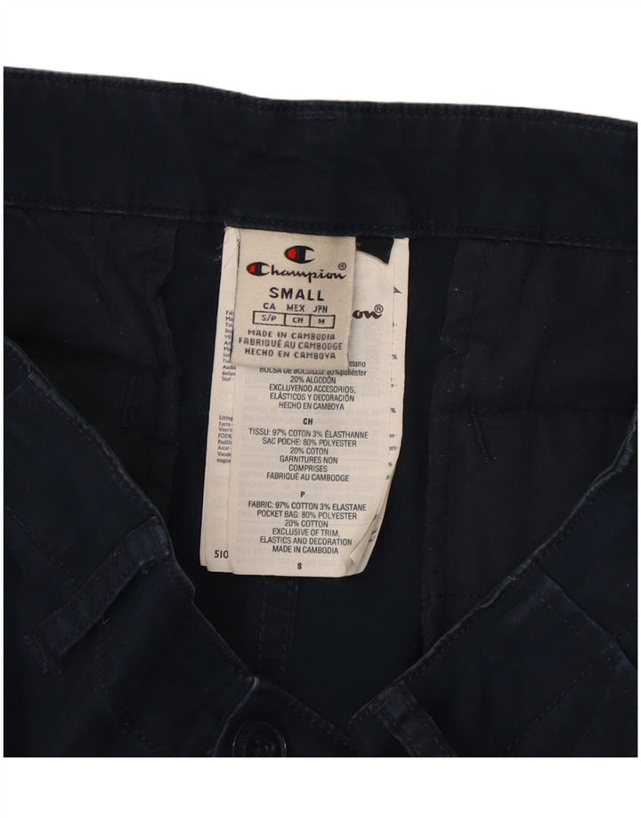 Pantaloni scurți cargo pentru bărbați CHAMPION Mici W28 Bumbac bleumarin