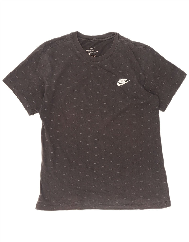 Tricou grafic Nike pentru bărbați Top mic, negru, bumbac