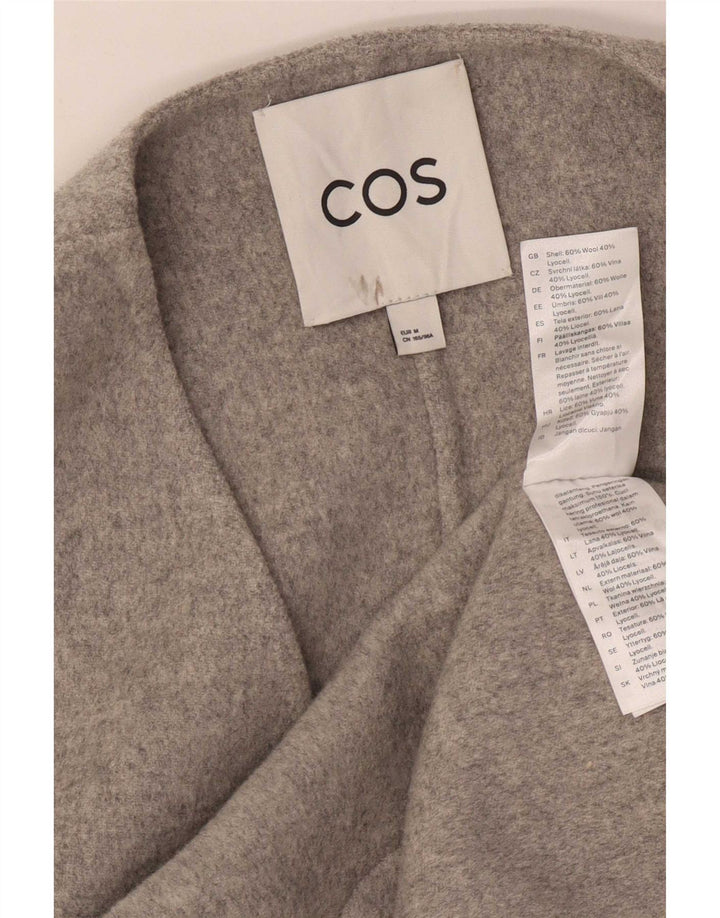 Gilet supradimensionat pentru femei Cos UK 14 Medium Gri Lână