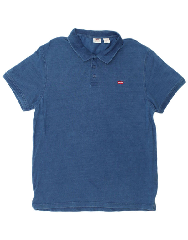Cămașă polo Levi's Standard Fit, XL, bumbac, albastru