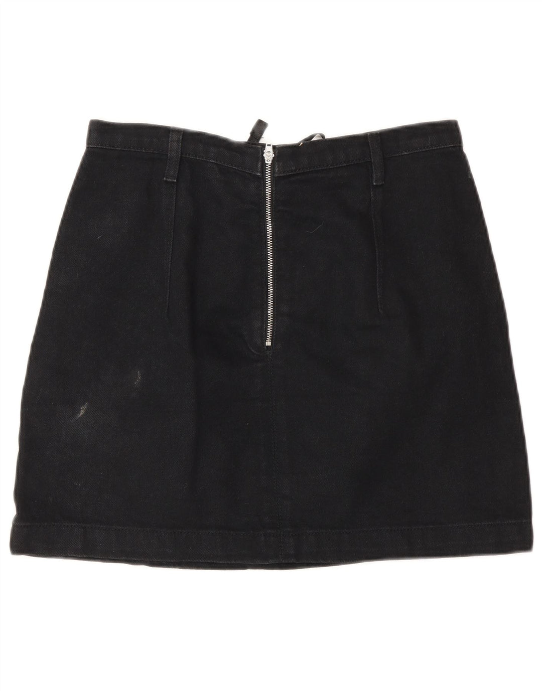 Fusta de blugi Topshop pentru femei UK 10 Small W26 Black