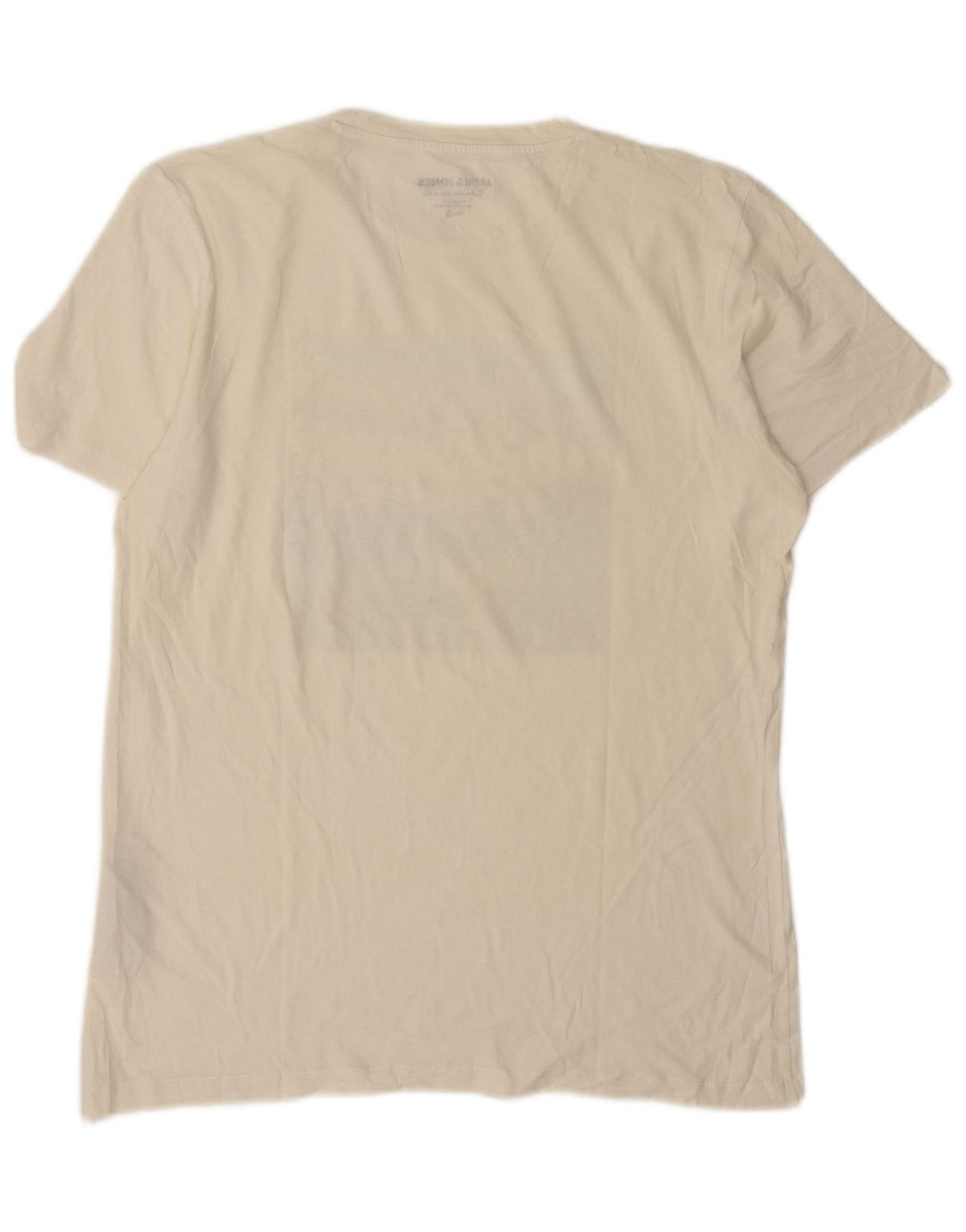 Tricou grafic Jack & Jones pentru bărbați Top mic din bumbac alb