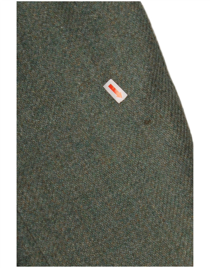 Jachetă BURTON pentru bărbați, croită cu 2 nasturi, UK 38 Lână virgină verde medie