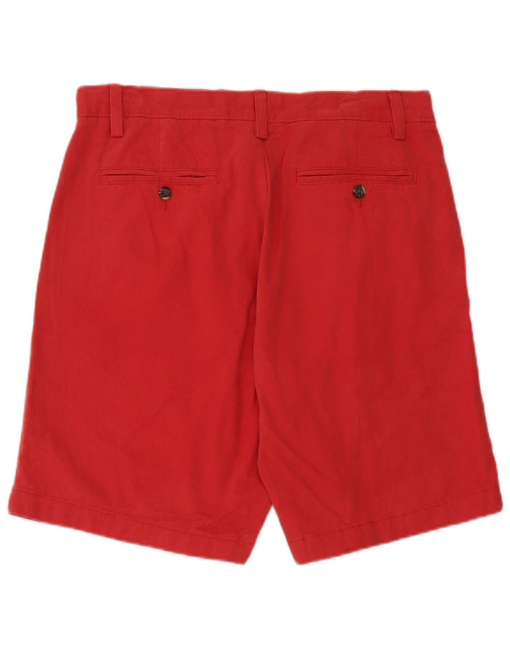 Pantaloni scurți chino pentru bărbați Nautica W32 bumbac roșu mediu
