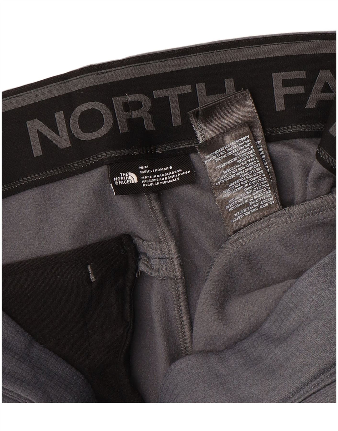 THE NORTH FACE Pantaloni de trening pentru bărbați Joggeri, gri mediu, color block