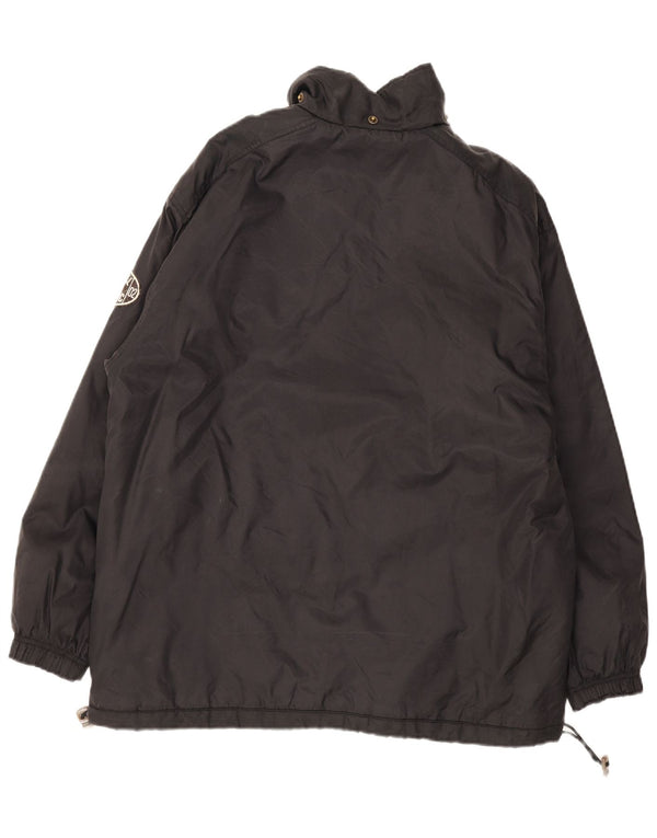 Jachetă de ploaie grafică pentru bărbați Russell Athletic UK 38 Medium Black