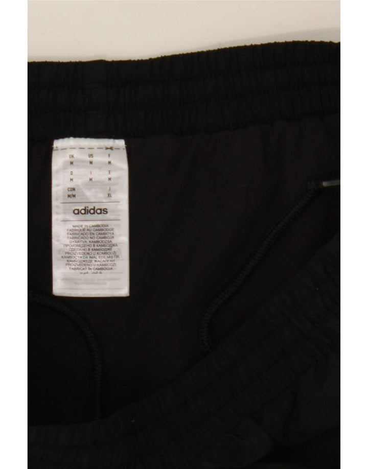 Pantaloni de trening Adidas pentru bărbați Joggeri poliester mediu negru