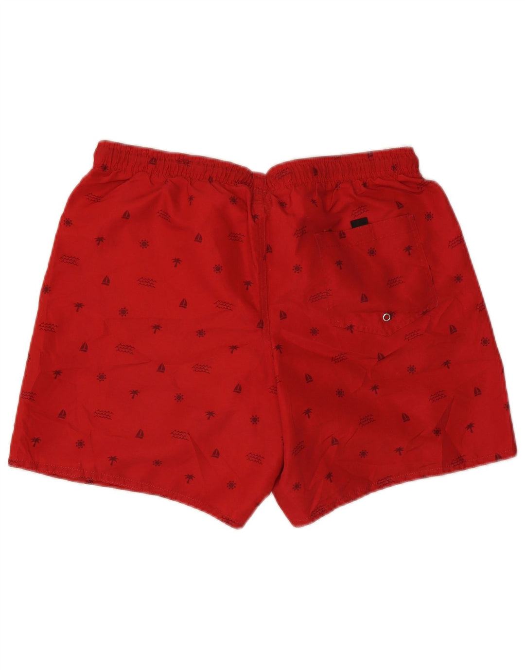 Pantaloni scurți de înot grafic pentru bărbați Lotto, roșii mari