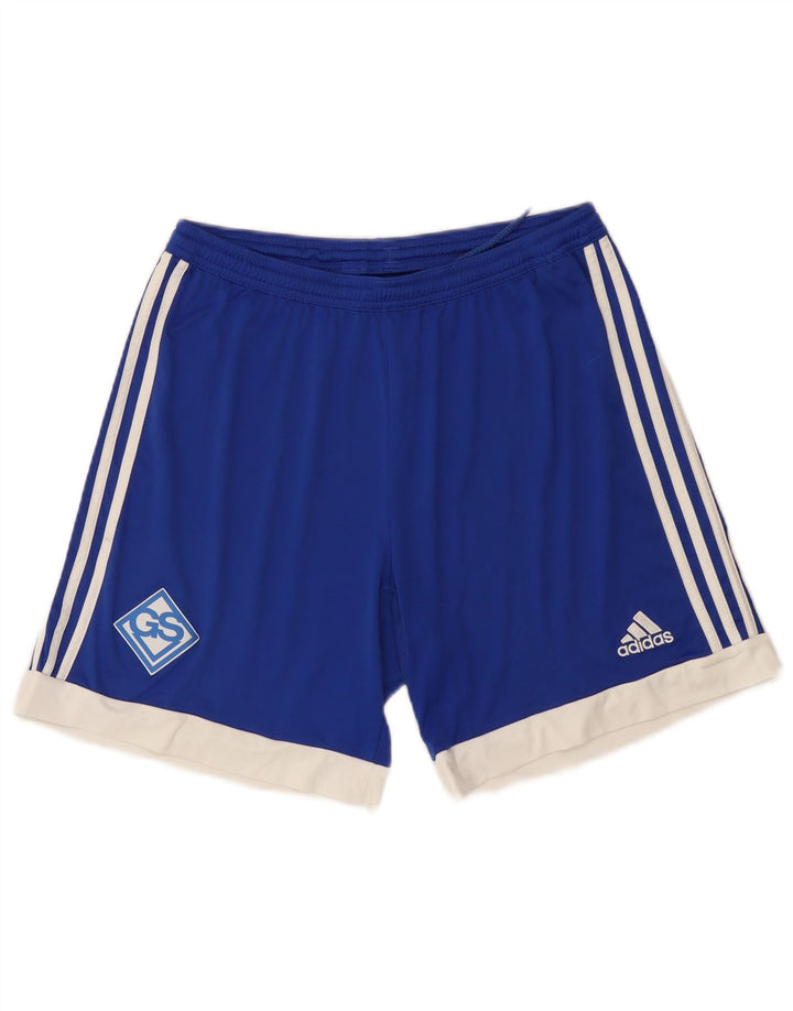 Pantaloni scurți sport Adidas Climacool pentru bărbați, mari, albastru, poliester color bloc