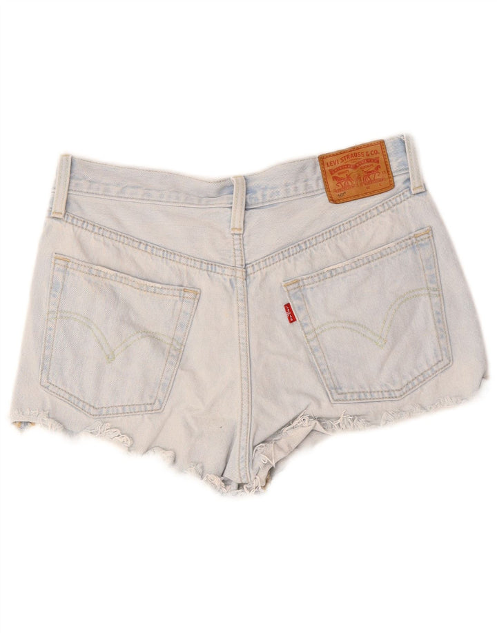 Pantaloni scurți din blugi 501 pentru femei LEVI'S W27 Bumbac albastru mic
