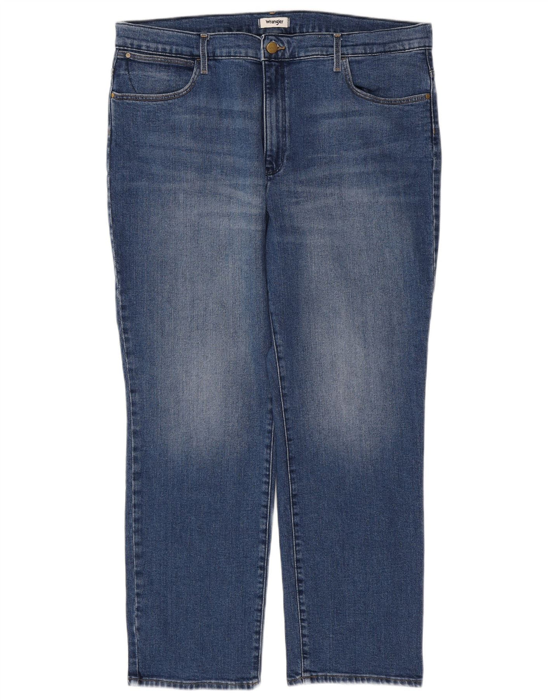 WRANGLER Blugi drepti pentru bărbați W36 L30 Bumbac albastru