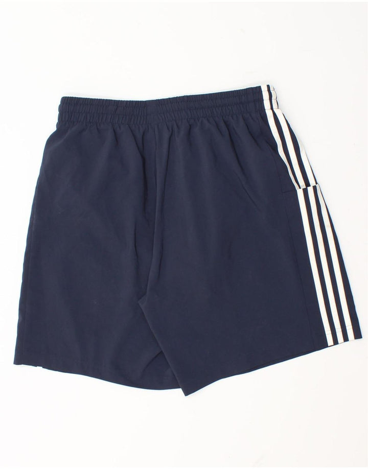 Pantaloni scurți sport Adidas pentru bărbați, poliester mediu bleumarin