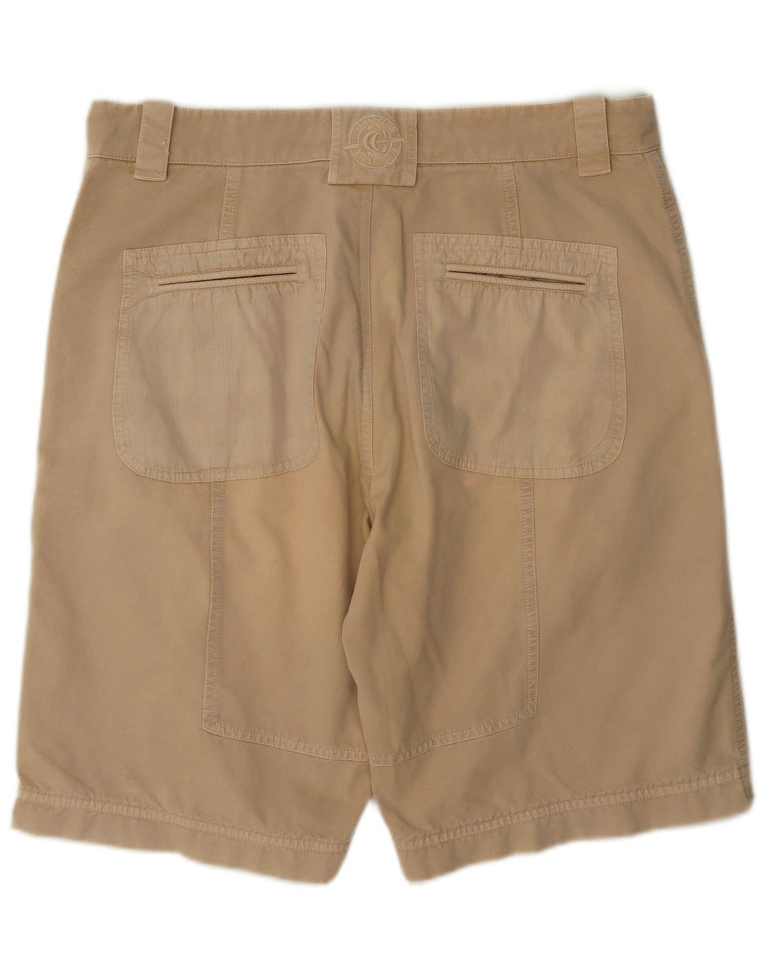Pantaloni scurți chino vintage pentru bărbați cu grafic W36 Large Beige