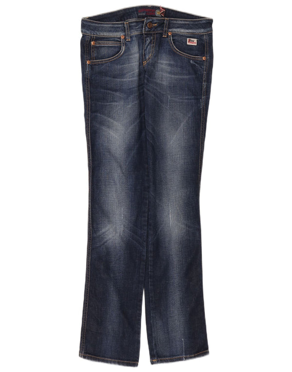 Blugi drepti pentru femei Roy Rogers W32 L34 bleumarin