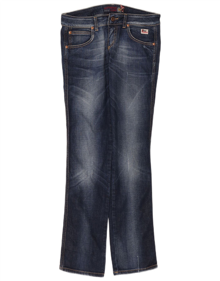 Blugi drepti pentru femei Roy Rogers W32 L34 bleumarin