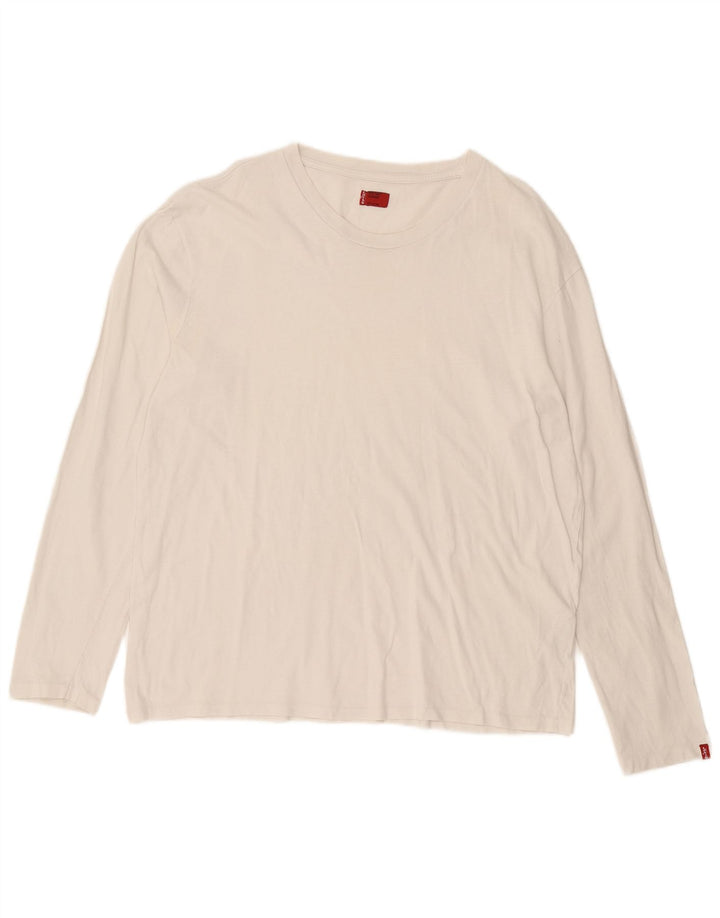 Levi's Top pentru bărbați cu mânecă lungă XL, bumbac alb