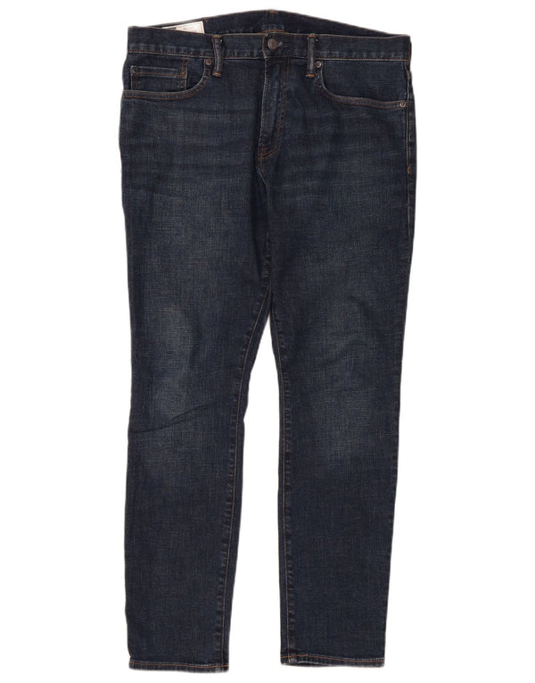 Blugi skinny pentru femei Gap W32 L30 bumbac bleumarin