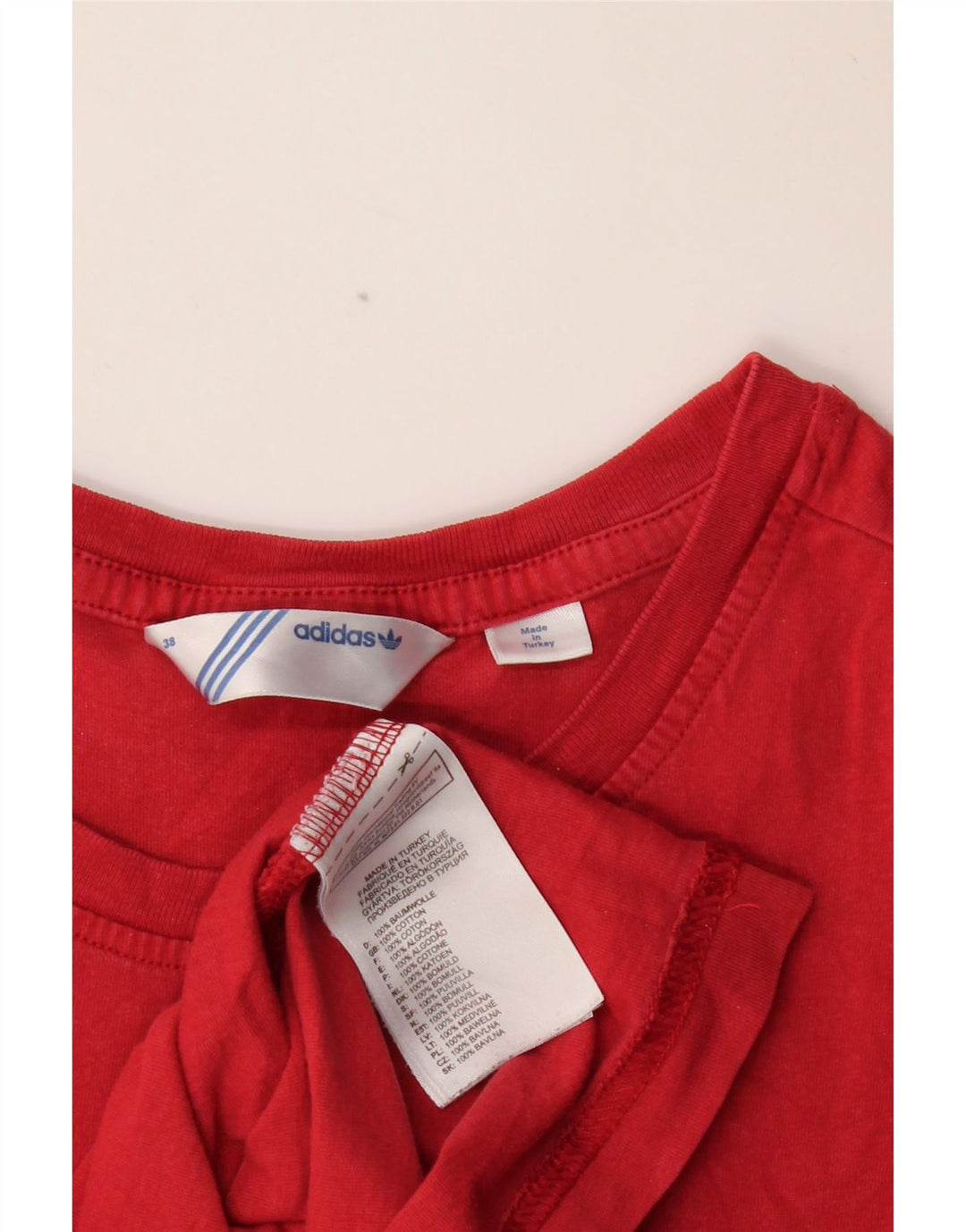 Tricou grafic ADIDAS pentru femei Top IT 38 Small Red Bumbac