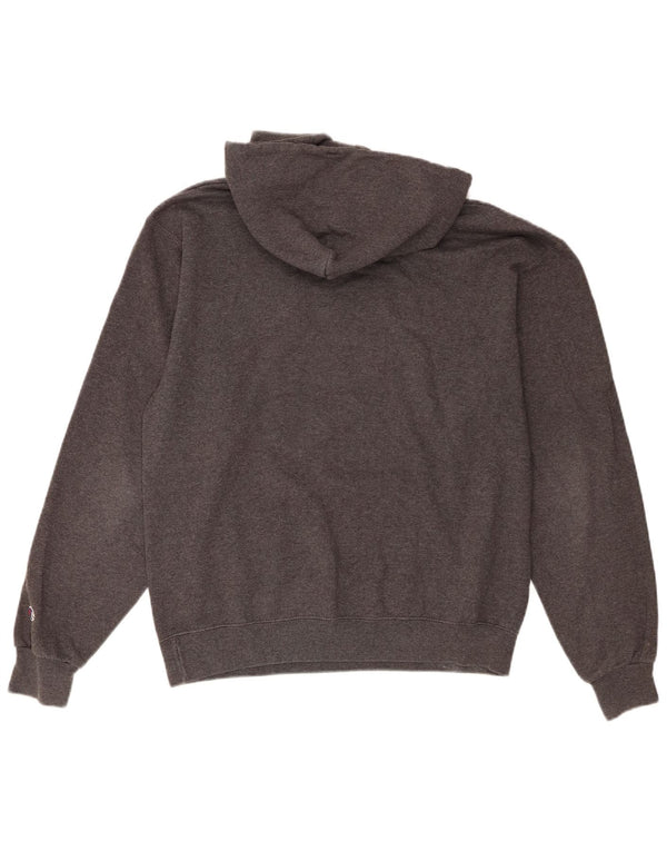 Pulover pentru bărbați Champion Boston University Graphic Hoodie, gri mediu, pete
