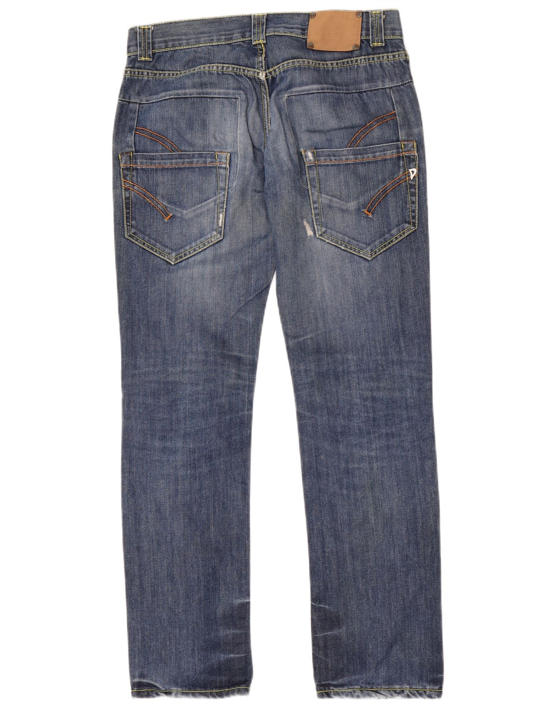 Blugi Dondup Stan Dart drepte pentru femei W29 L32 Bumbac albastru