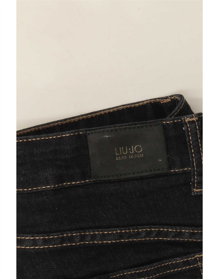Blugi skinny pentru femei Liu Jo W30 L29 bleumarin
