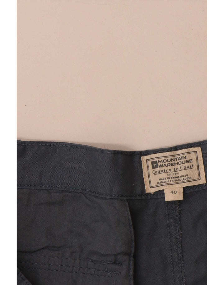 Pantaloni scurți cargo pentru bărbați Mountain Warehouse W40 XL Bumbac albastru