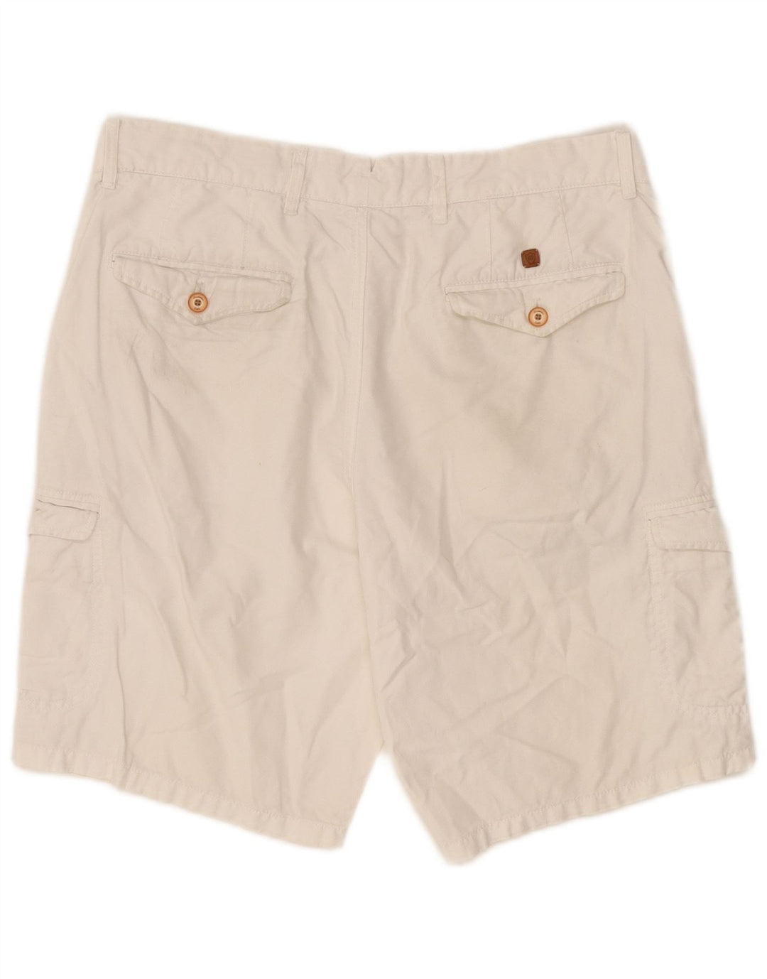 Pantaloni scurți cargo Massimo Dutti pentru bărbați EU 42 Large W32 White