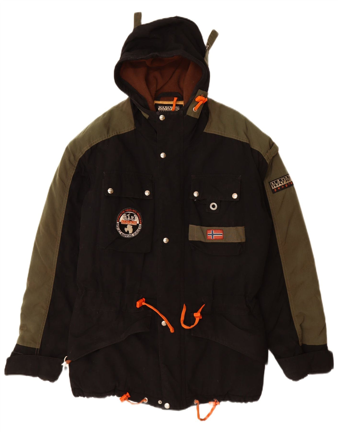 Jachetă de vânt cu glugă pentru bărbați NAPAPIJRI UK 38 Poliamidă neagră medie