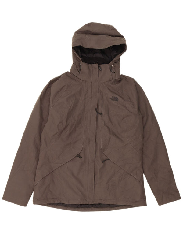 Jachetă Windbreaker pentru femei cu glugă The North Face UK 16, mare, gri, poliester