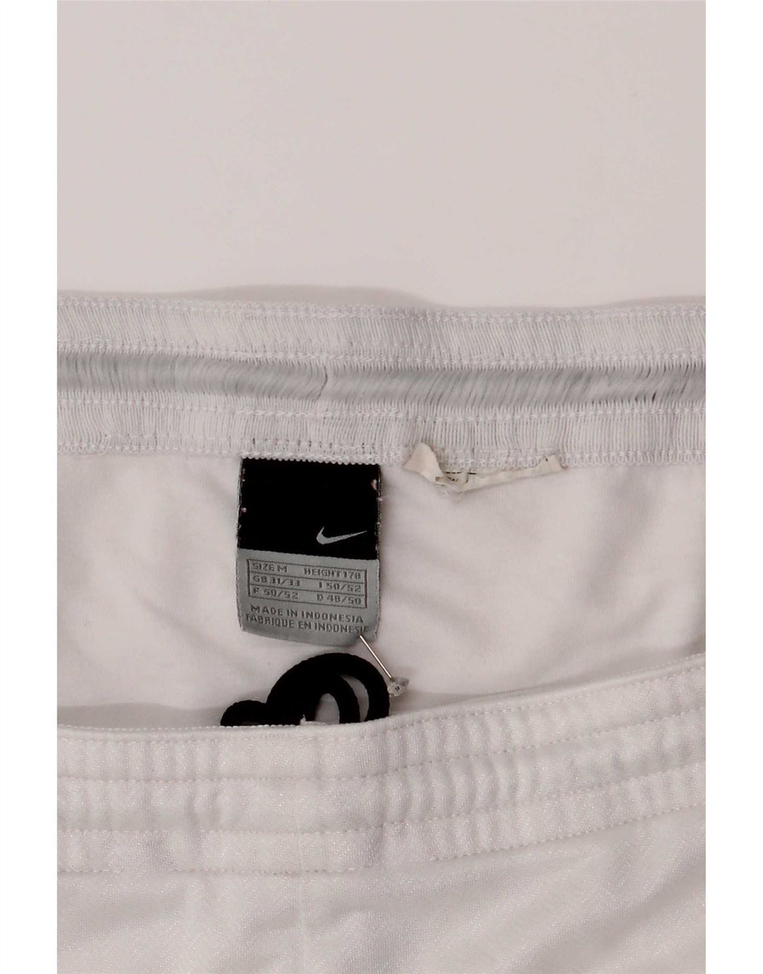 Pantaloni scurți sport grafic Nike pentru bărbați, alb mediu