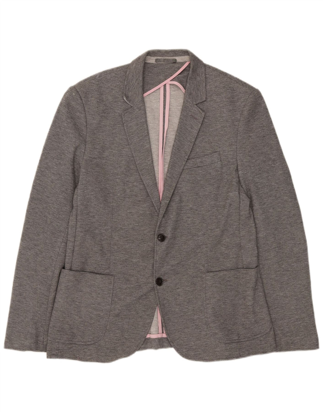 Blazer pentru bărbați Zara cu 2 nasturi EU 54 XL Poliester gri