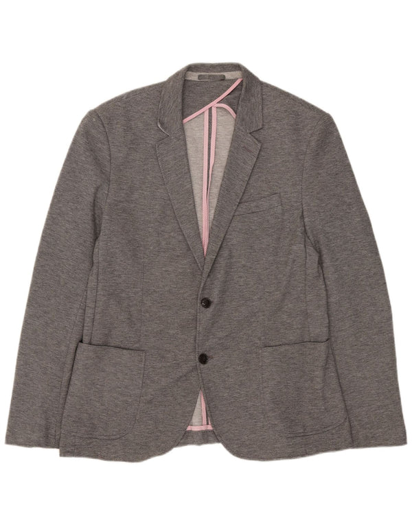 Blazer pentru bărbați Zara cu 2 nasturi EU 54 XL Poliester gri