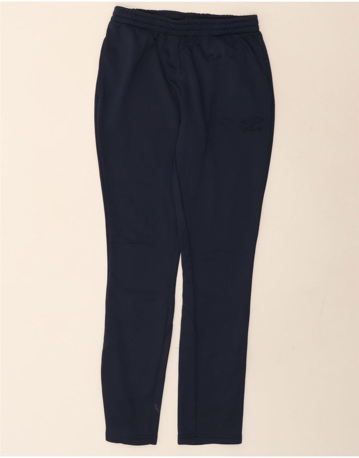 Pantaloni de trening grafic pentru bărbați Umbro, poliester mediu albastru bleumarin