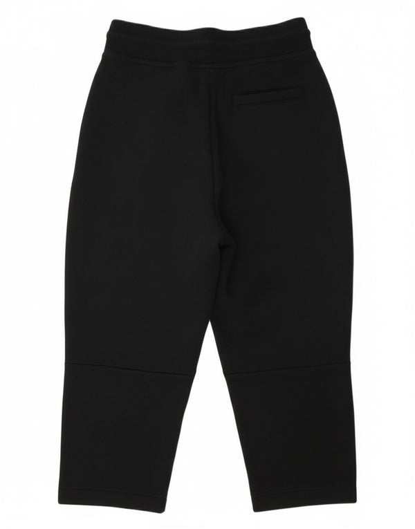 Pantaloni de trening capri Nike pentru bărbați, bumbac negru, bloc de culoare