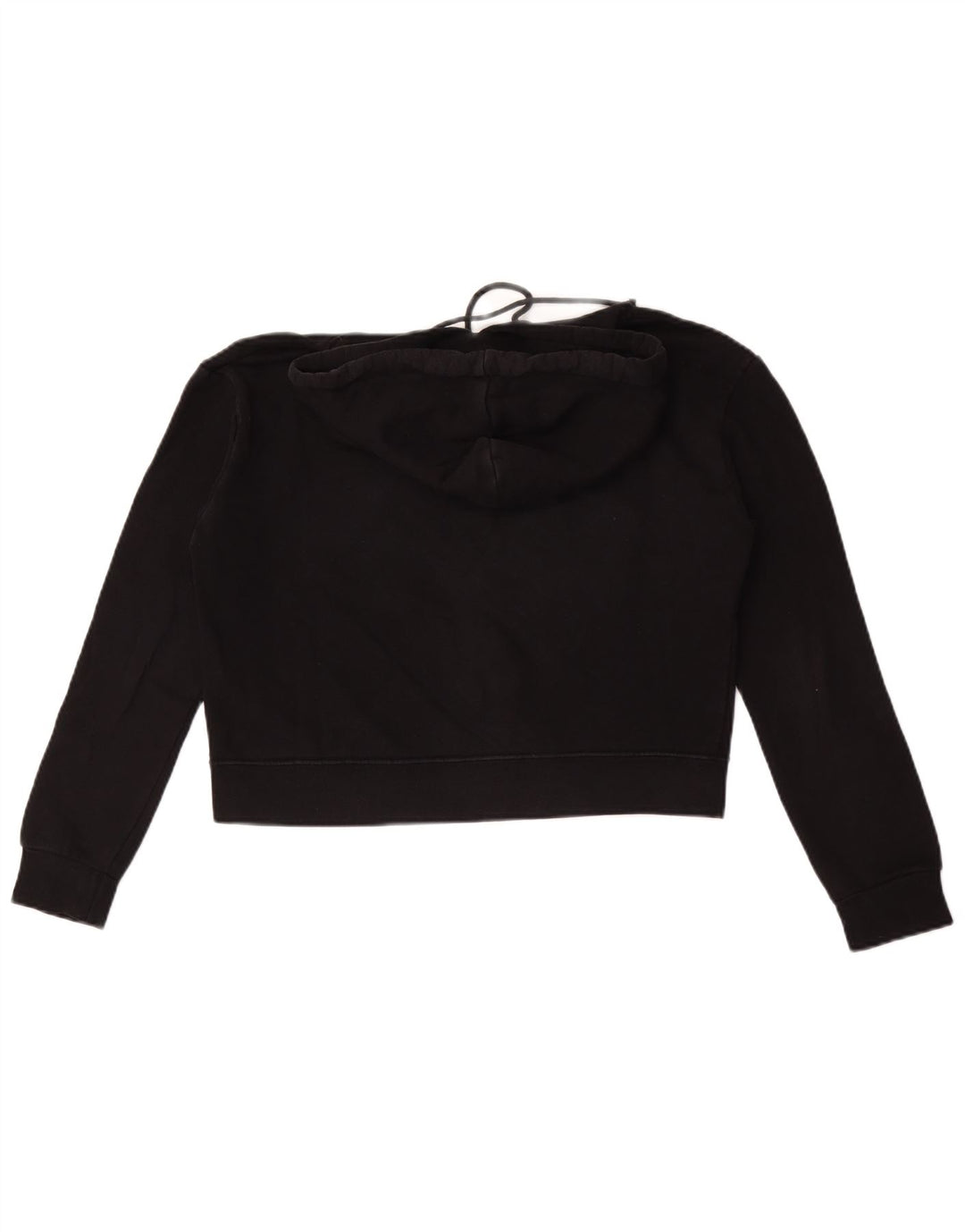 Pulover Pyrex pentru femei Crop Graphic Hoodie UK 14 Bumbac mediu negru