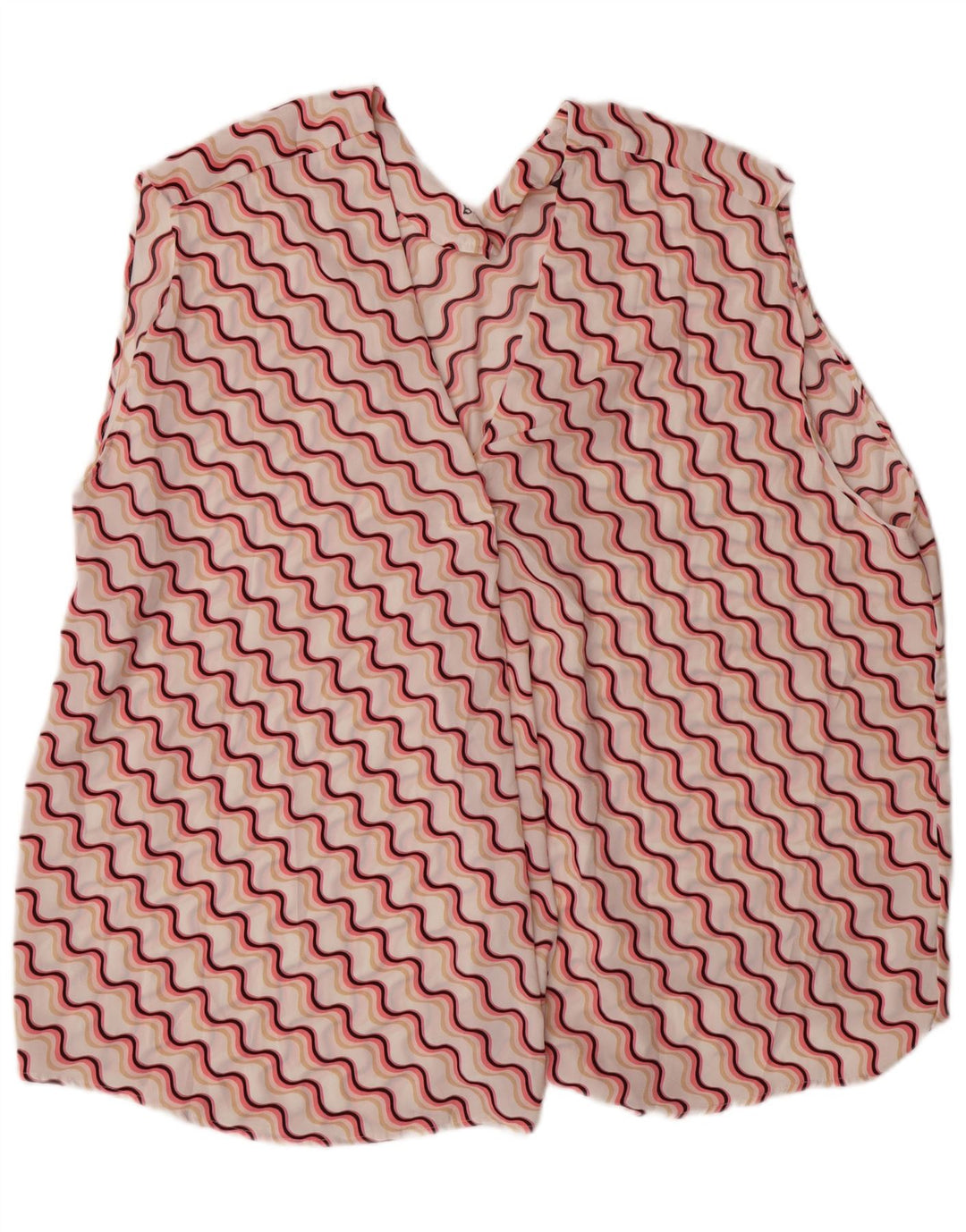 MARKS & SPENCER Bluză fără mâneci pentru femei UK 24 4XL Pink Chevron