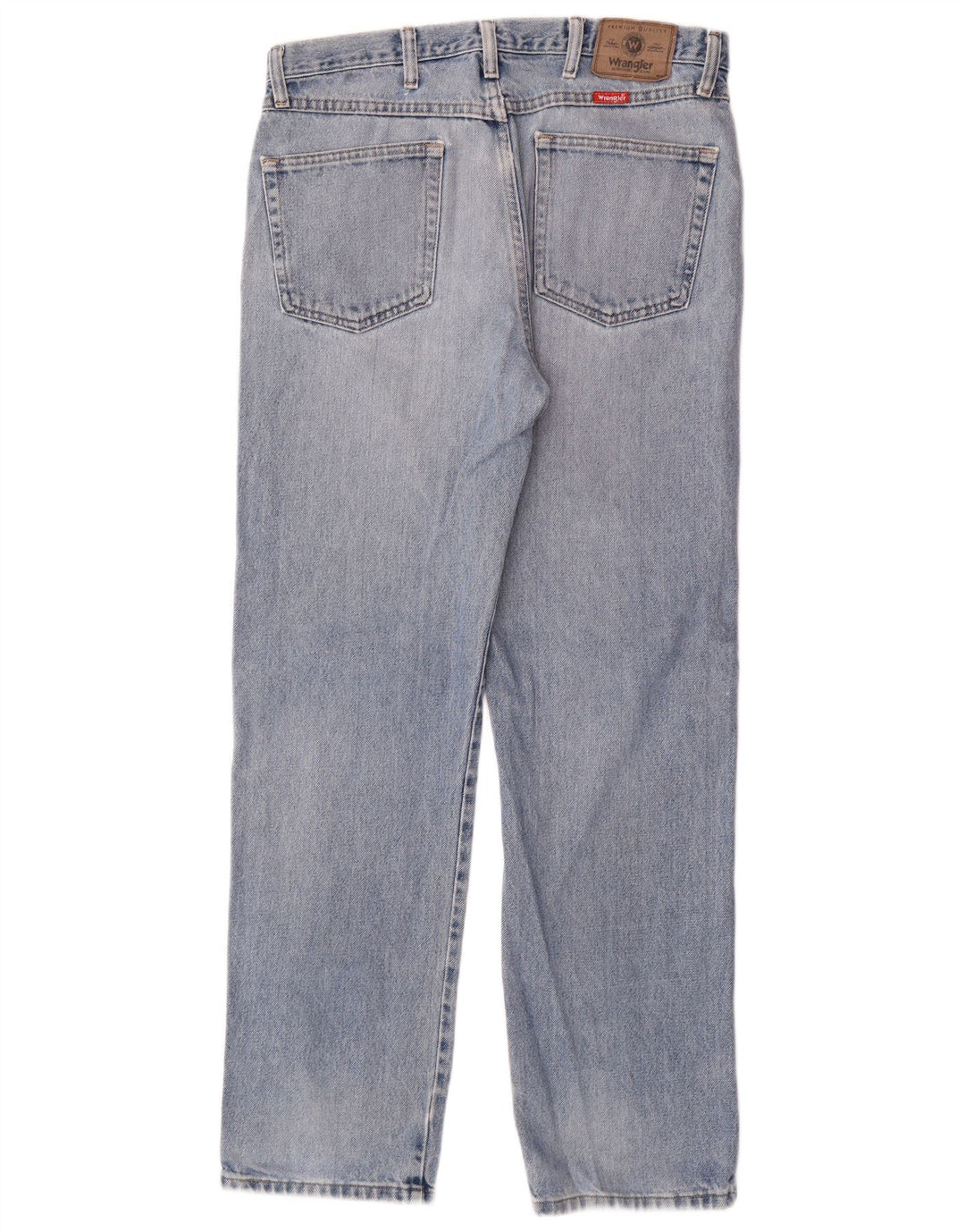 WRANGLER Mens Straight Jeans W34 L32 Blue Cotton Classic