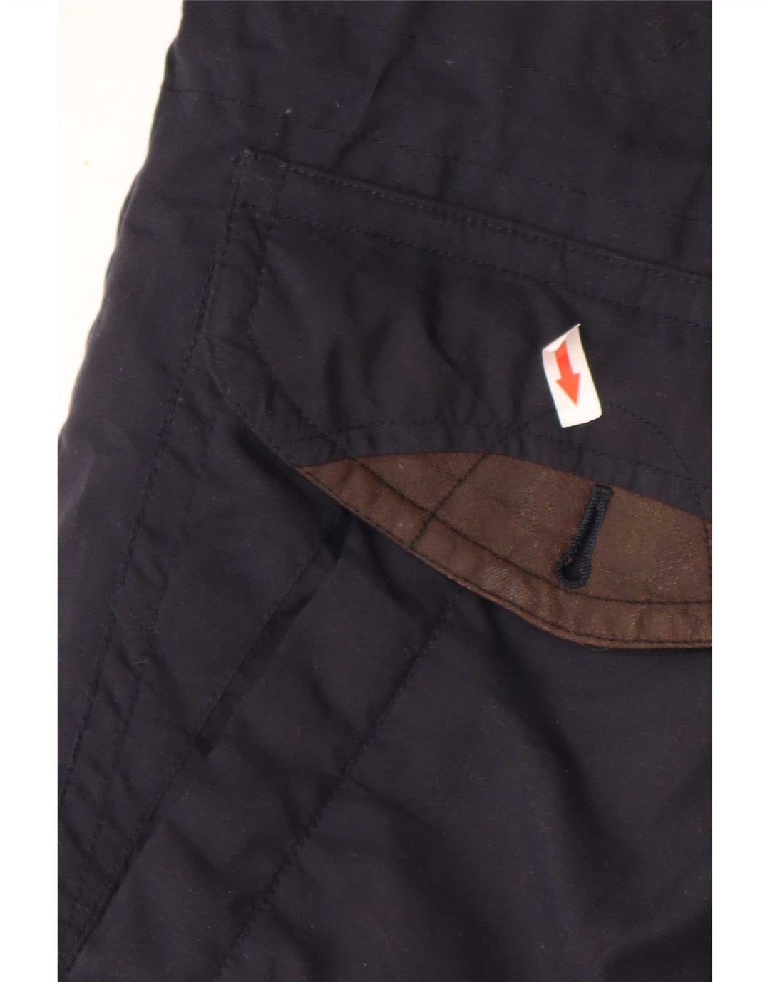 Jachetă vintage pentru bărbați UK 38, mediu, bleumarin, poliester color bloc