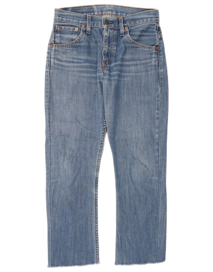 Blugi tăiați pentru bărbați Levi's 516 W27 L25 Blue